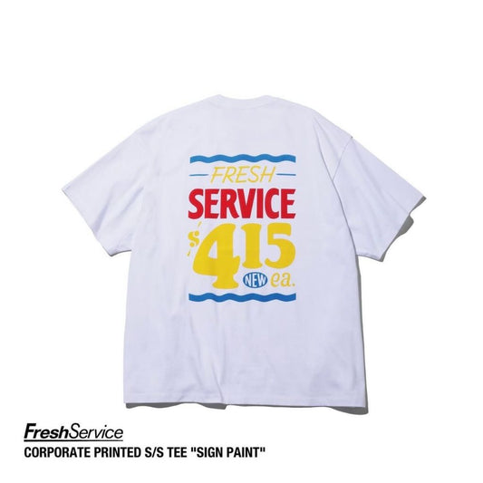 FreshService "CORPORATE PRINTED S/S TEE SIGN PAINT"