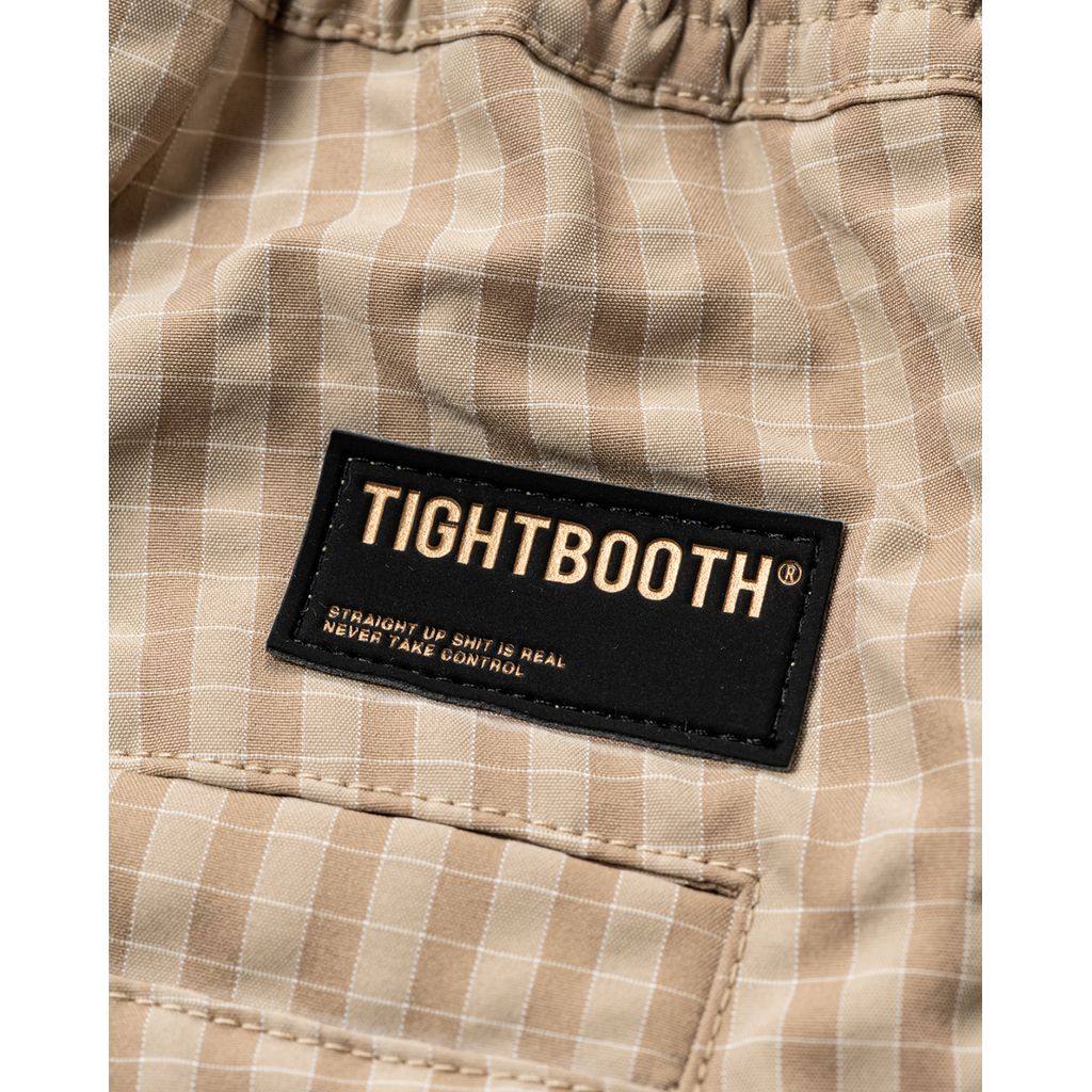 TIGHTBOOTH RIPPLE PLAID BALLOON PANTS