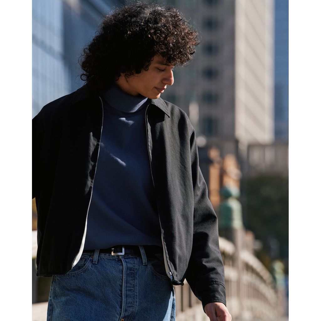 FOUNDOUR MOCK NECK LONG SLEEVE SHIRT