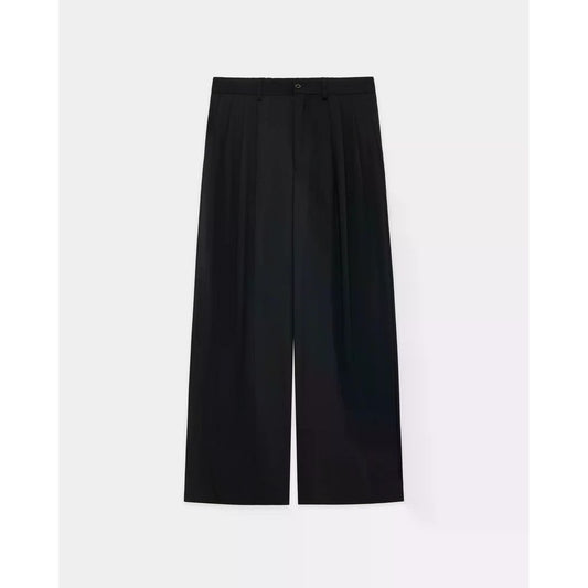 MARKAWARE Organic Wool 2/80 Tropical Triple Pleated Wide Trousers
