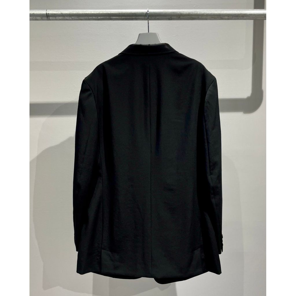 Y's for men GABARDINE 4-POCKET 3-BUTTON JACKET（BLACK）