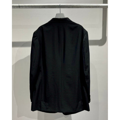 Y's for men GABARDINE 4-POCKET 3-BUTTON JACKET（BLACK）