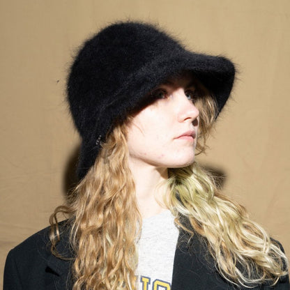 DECHO FUR KNIT BELL HAT