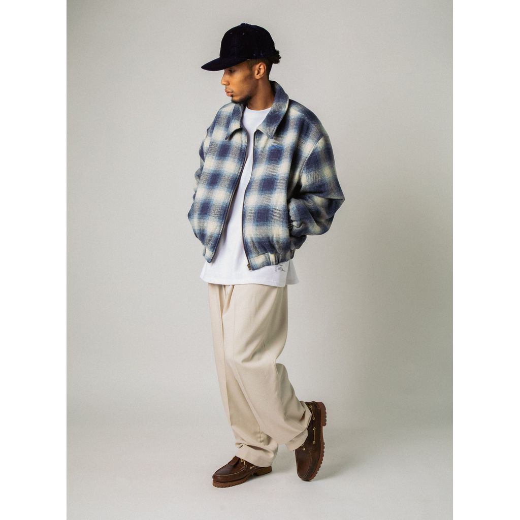 APPLEBUM OMBRE CHECK JACKET [NAVY/WHITE] / 2420615