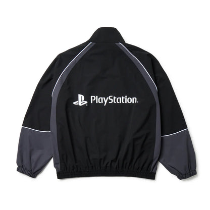 NEW ERA オーバーサイズド パイピング トラックジャケット PlayStation プレイステーション ブラック パフォーマンスアパレル  14693219