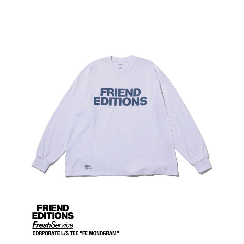 FreshSevice × FRIEND EDITIONS CORPORATE L/S TEE " FE MONOGRAM"