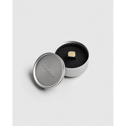 TOM WOOD Kay Ring Black Larvikite