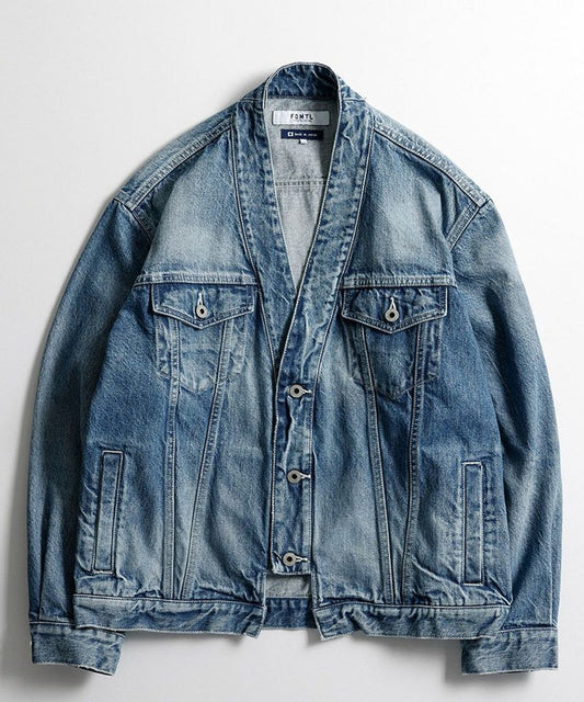 FDMTL DENIM HAORI JACKET YR WASH