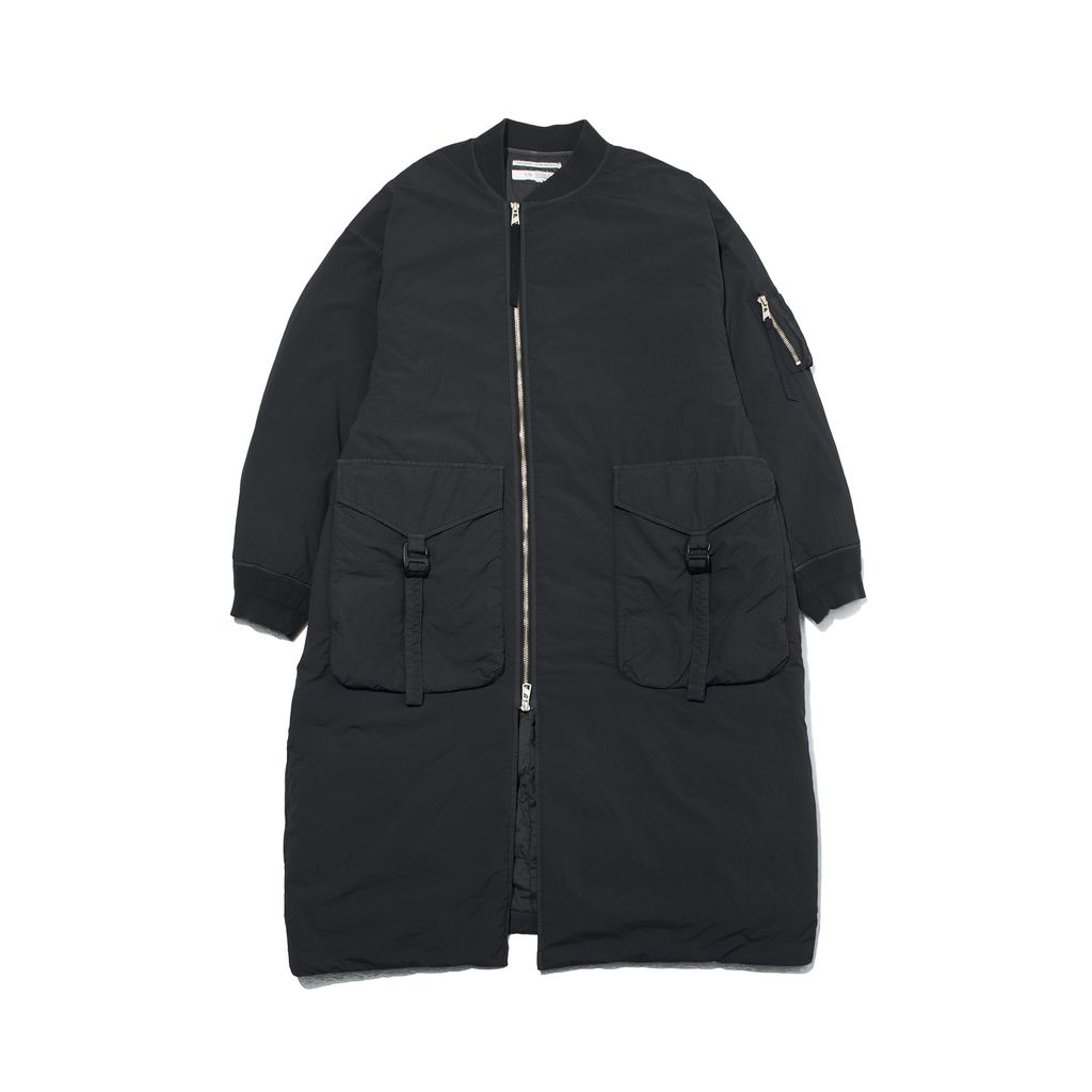 F/CE. GARMENT DYE DOWN MA-1 LONG COAT