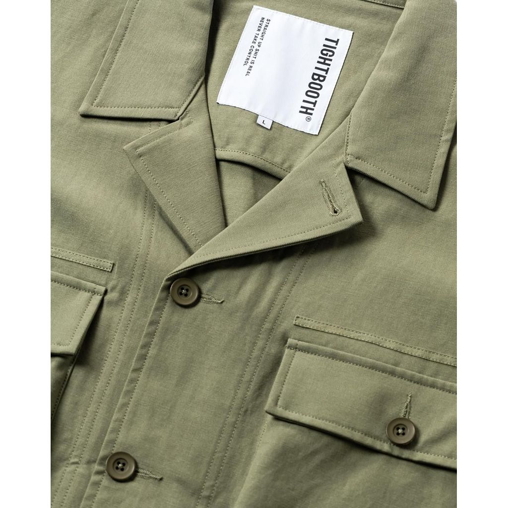 TIGHTBOOTH LABEL LOGO BDU SHIRT – MAROON WEBSTORE