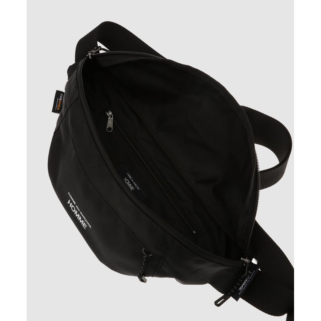 COMME des GARCONS HOMME POLYESTER CORDURA WAIST BAG（BLACK）
