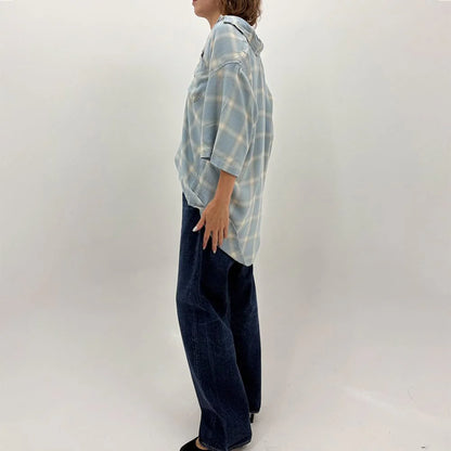REMI RELIEF RN30389055  レーヨンツイルオンブレS/Sシャツ 26ss