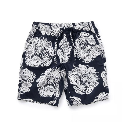 RATS ZIP COTTON SHORTS PRINT