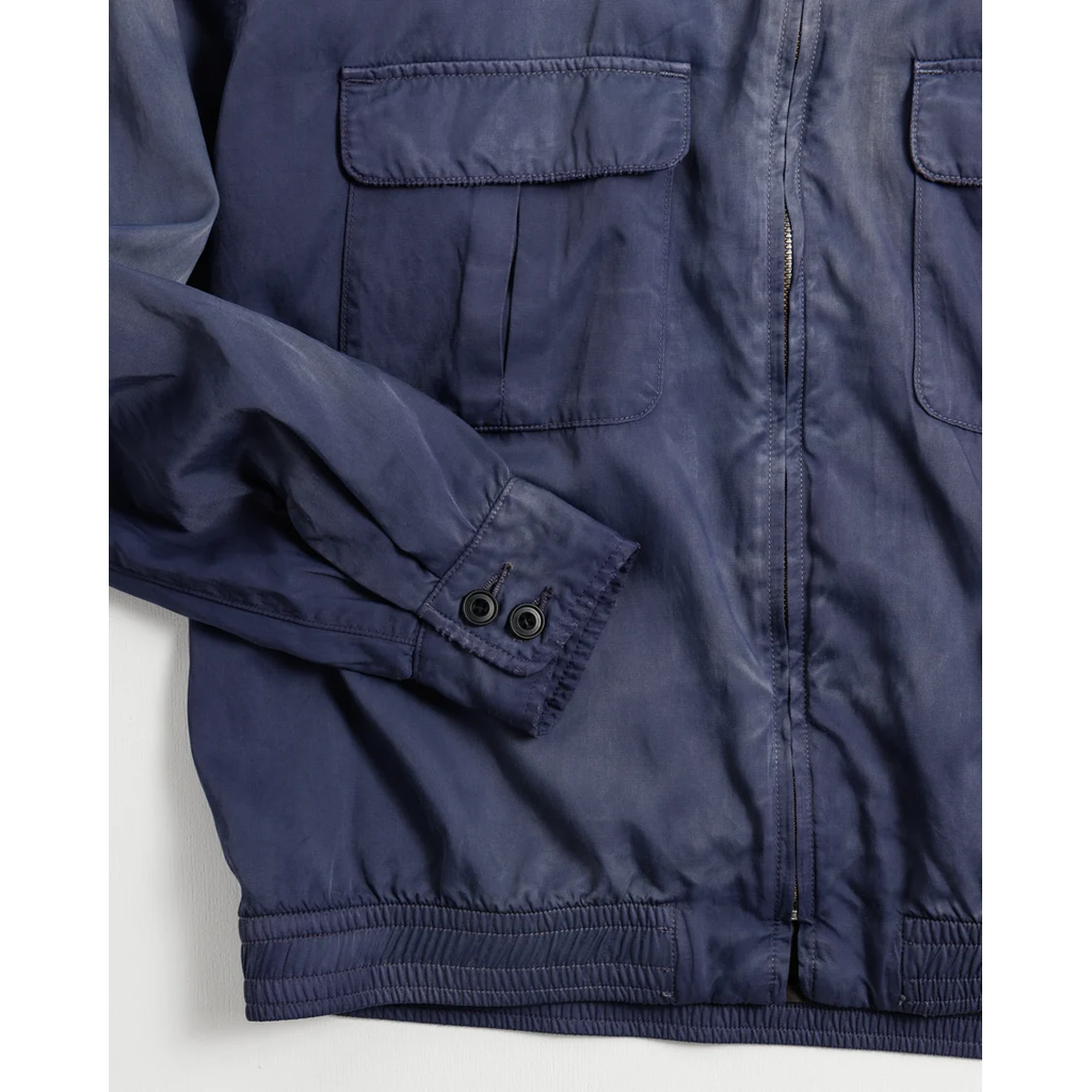 ANACHRONORM RAYON DRIZZLER JACKET NAVY