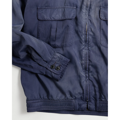 ANACHRONORM RAYON DRIZZLER JACKET NAVY