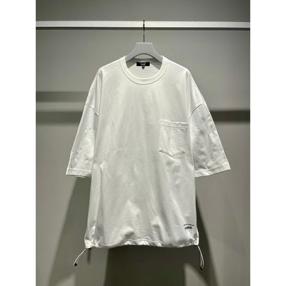 COMME des GARCONS HOMME コットン天竺 スピンドル LOGO TEE（WHITE）