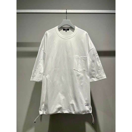COMME des GARCONS HOMME コットン天竺 スピンドル LOGO TEE（WHITE）