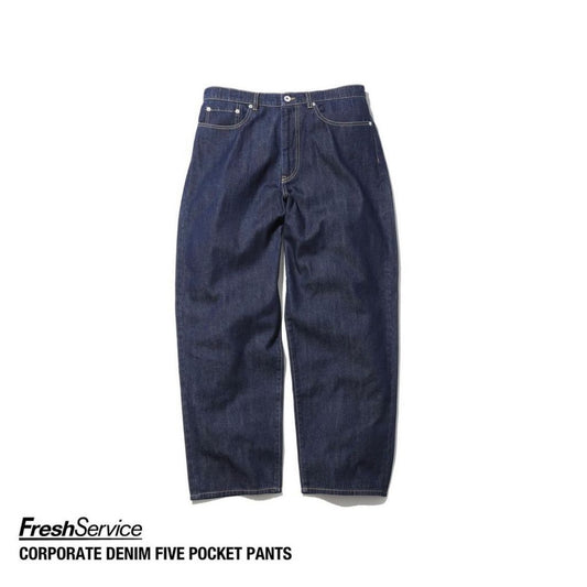 FreshService "CORPORATE DENIM FIVE POCKET PANTS"  ONE WASH