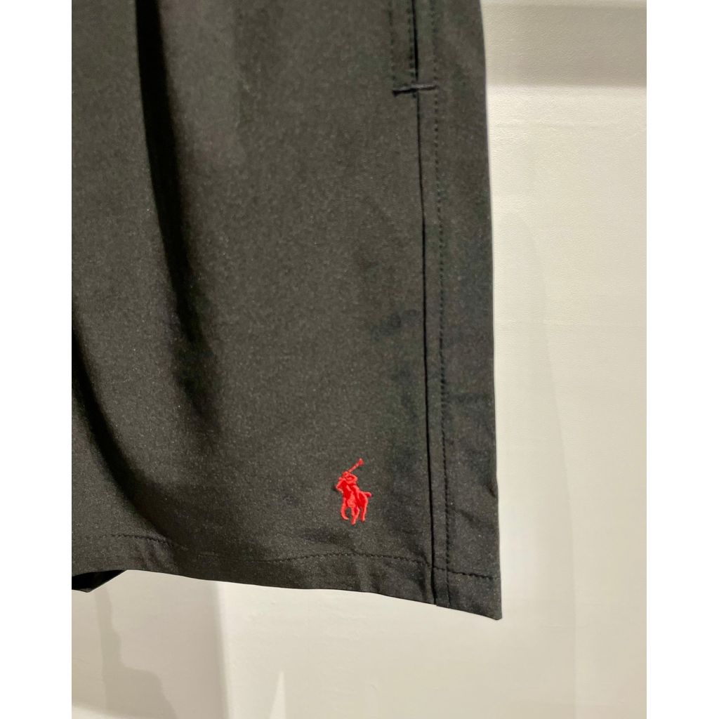 POLO RALPH LAUREN 5.5インチ トラベラー スイム トランク BLACK