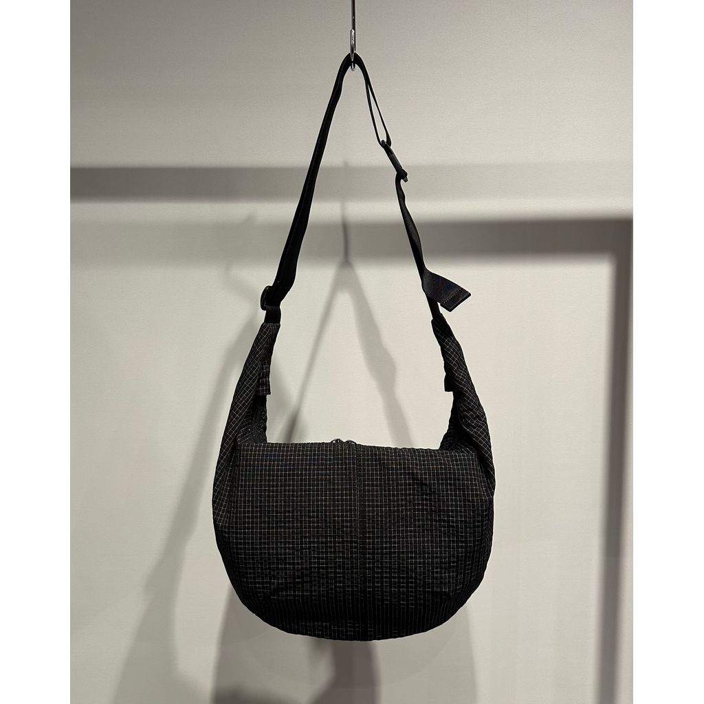COMME des GARCONS HOMME POLYESTER CHECK PATTERN BAG（BLACK）