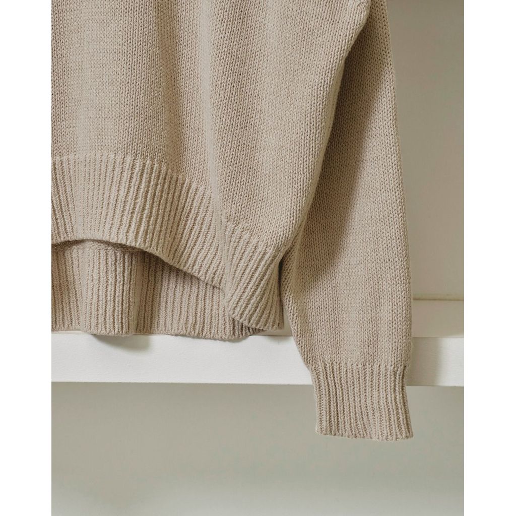 TODAYFUL Roundhem Linen Knit – MAROON WEBSTORE