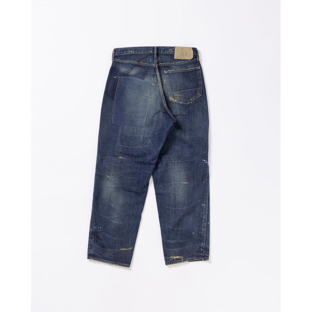 ANACHRONORM AN401 HARD REMAKED REGULAR TAPERED 5P PANTS INDIGO (REMAKE)