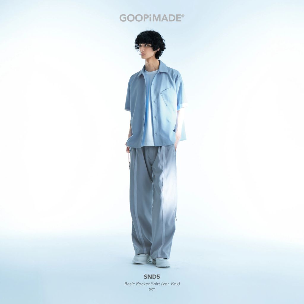 GOOPiMADE SND5 BASIC POCKET SHIRTS