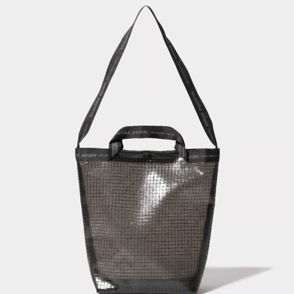 beautiful people plaid vinyl logotape shoulder bag