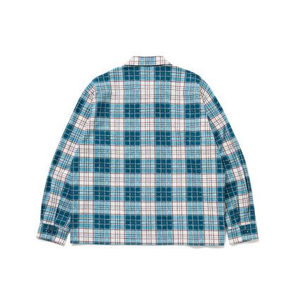 BEDWIN & THE HEARTBREAKERS L/S ORG PRINTED NEL SHIRT "RICK"