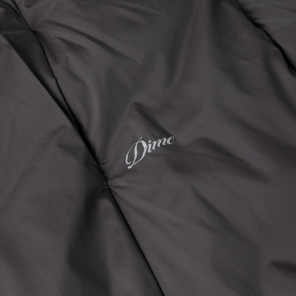 Dime Pleated Puffer (Charcoal)