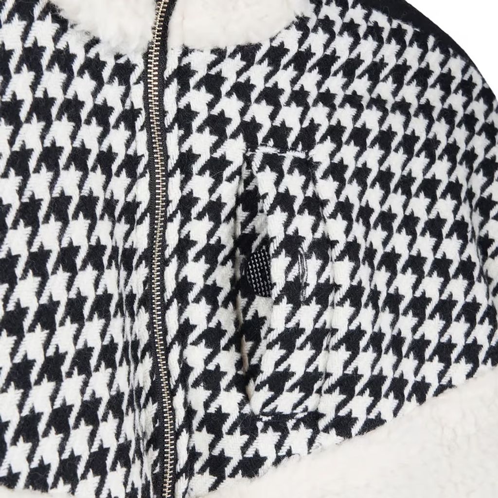 PHENOMENON HOUNDSTOOTH STAND COLLAR JKT