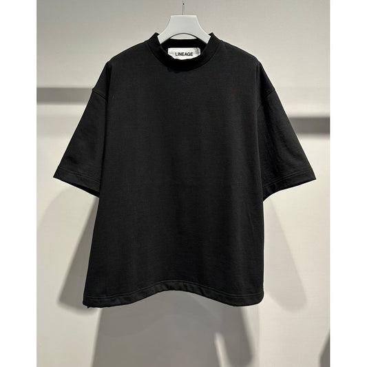 【MADE IN JAPAN】LINEAGE BALLON SOLID TEE（SUPER BLACK）