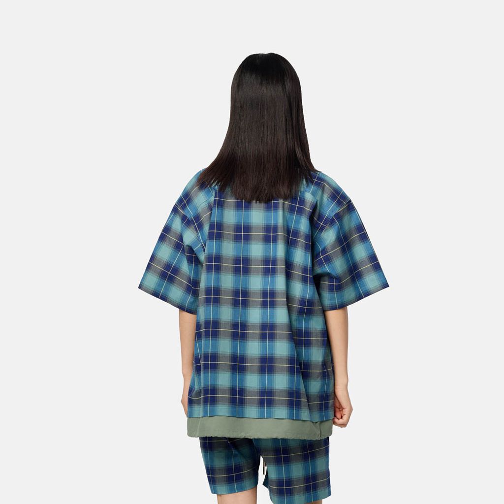 Timberland  TOKYO DESIGN COLLECTIVE オールジェンダー 半袖 プレイド シャツ