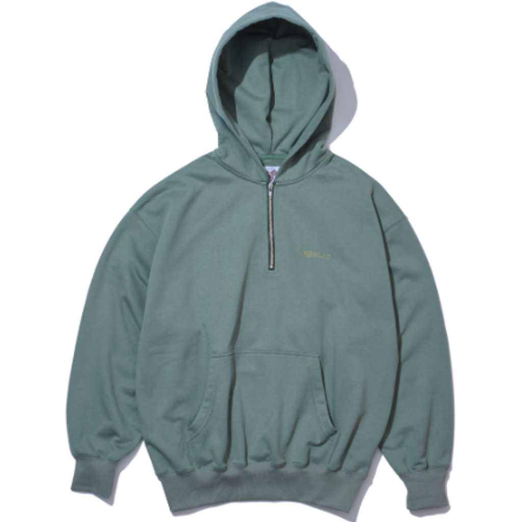 SAYHELLO Slap Logo Harf-Zip Hoodie