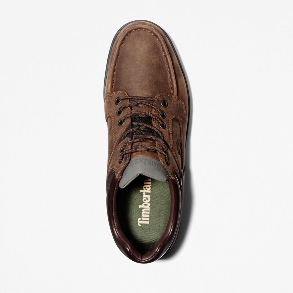 Timberland ヘリテージ GTX モックトゥ ミッド メンズ (BROWN)