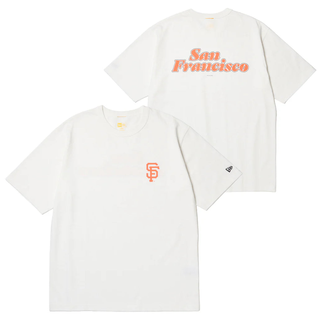 NEW ERA  半袖 ウォッシュドコットン Tシャツ powered by GORO (min-nano) サンフランシスコ・ジャイアンツ