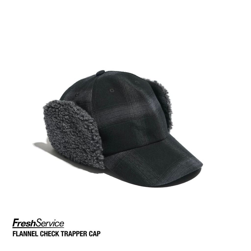 FreshService "FLANNEL CHECK TRAPPER CAP"