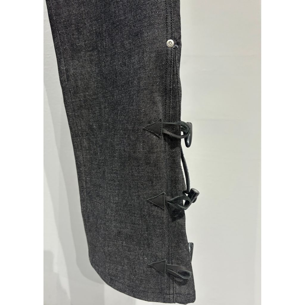 FAF NEWCOMMUNE Wide Leg Denim Pants Rigid
