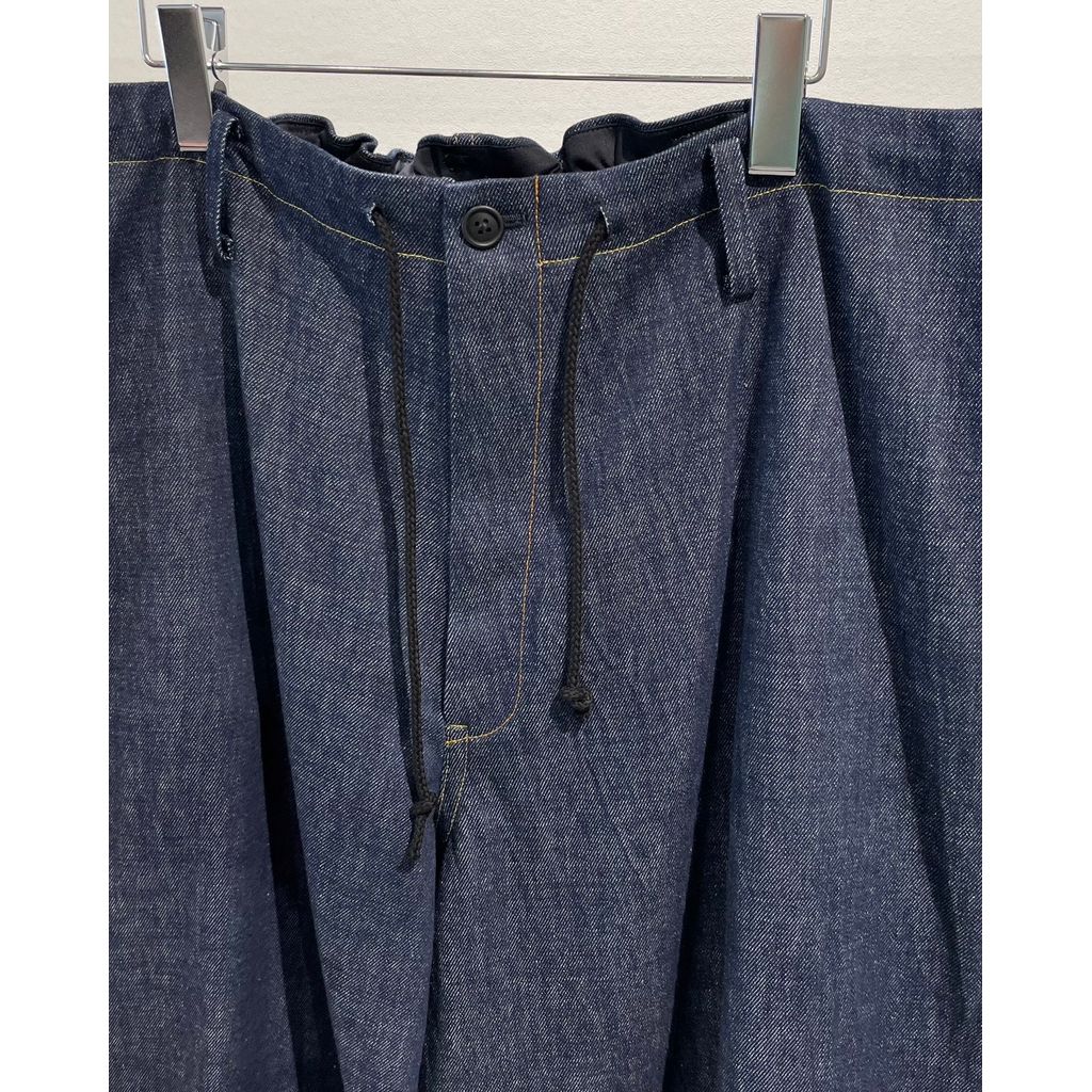 Y's for men 12oz DENIM PAINTER PANTS WITH COLOR COMBI STITCH