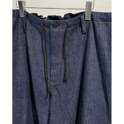 Y's for men 12oz DENIM PAINTER PANTS WITH COLOR COMBI STITCH