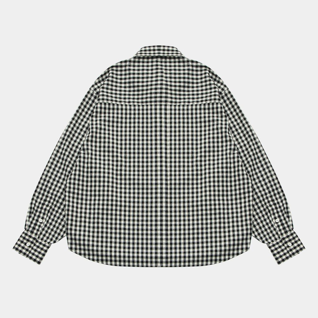 APPLEBUM GINGHAM CHECK OVERSIZE SHIRT / 2420201