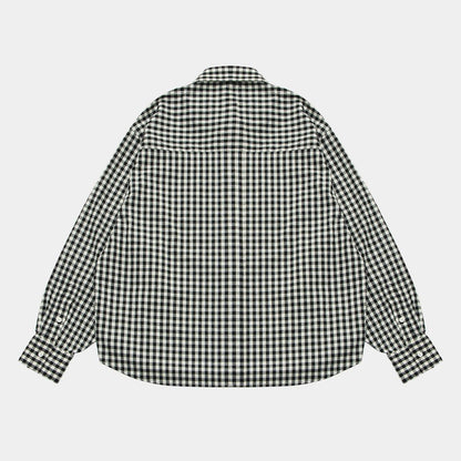 APPLEBUM GINGHAM CHECK OVERSIZE SHIRT / 2420201