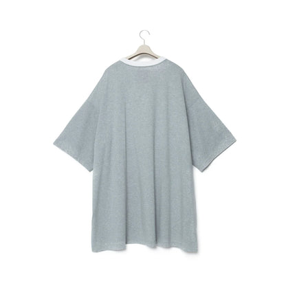 FUMITO GANRYU 2Way Mantle Tee - White X Gray