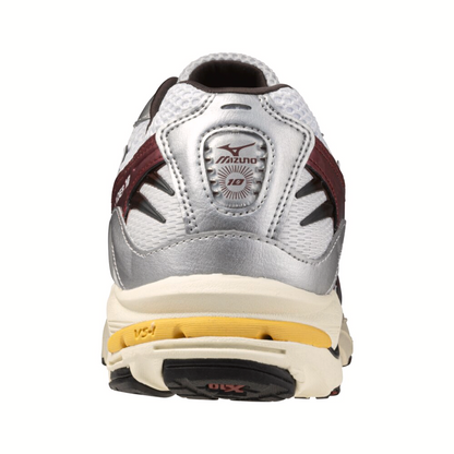 MIZUNO WAVE RIDER 10（ホワイト×ブラック×ワインレッド）