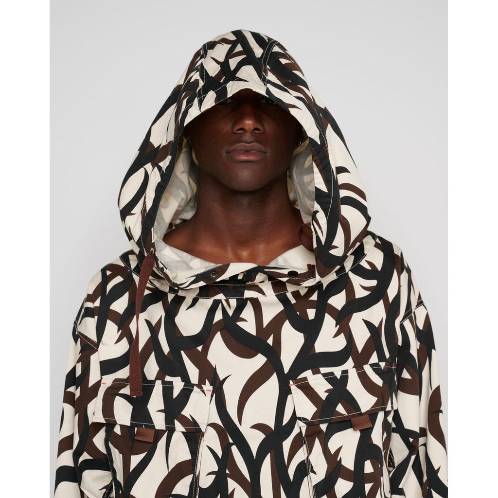 BRAIN DEAD ALL TERRAIN MILITARY SMOCK - CREAM