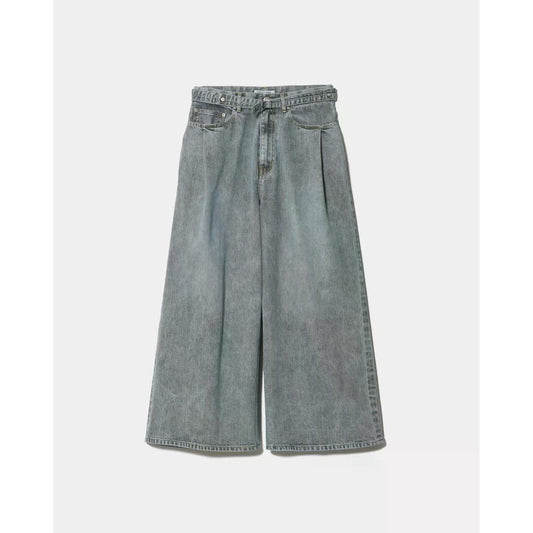 beautiful people selvedge denim o/d cropped wide pants