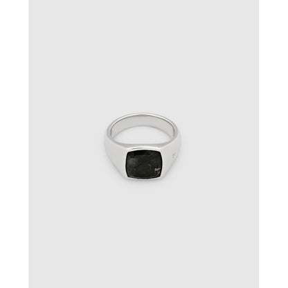 TOM WOOD Kay Ring Black Larvikite
