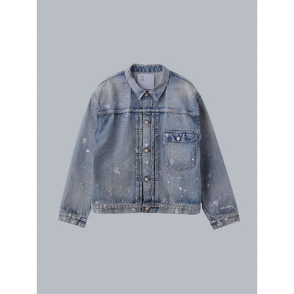 New Manual T-BACK DENIM JACKET