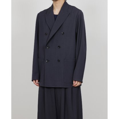 marka 2/60 Washer Wool Gabardine W.B Jacket Loose Fit