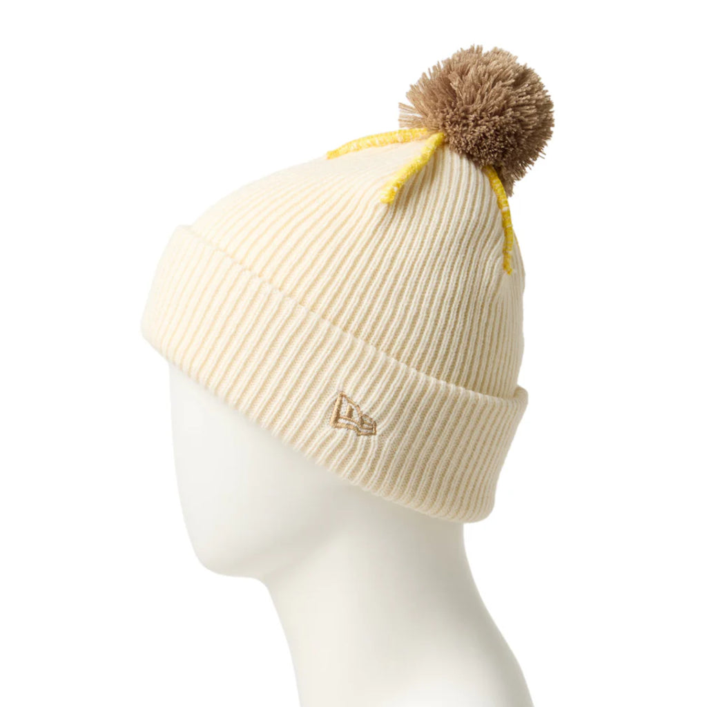 NEW ERA ポンポンニット Powered by GORO NAKATSUGAWA（MIN-NANO） オフホワイト